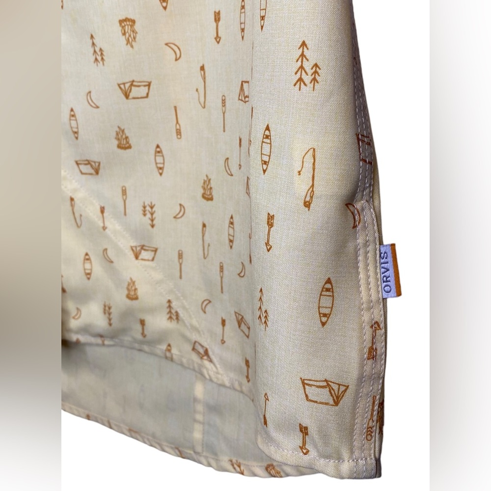 Orvis | Small Campfire Patterned Light Yellow Col… - image 6